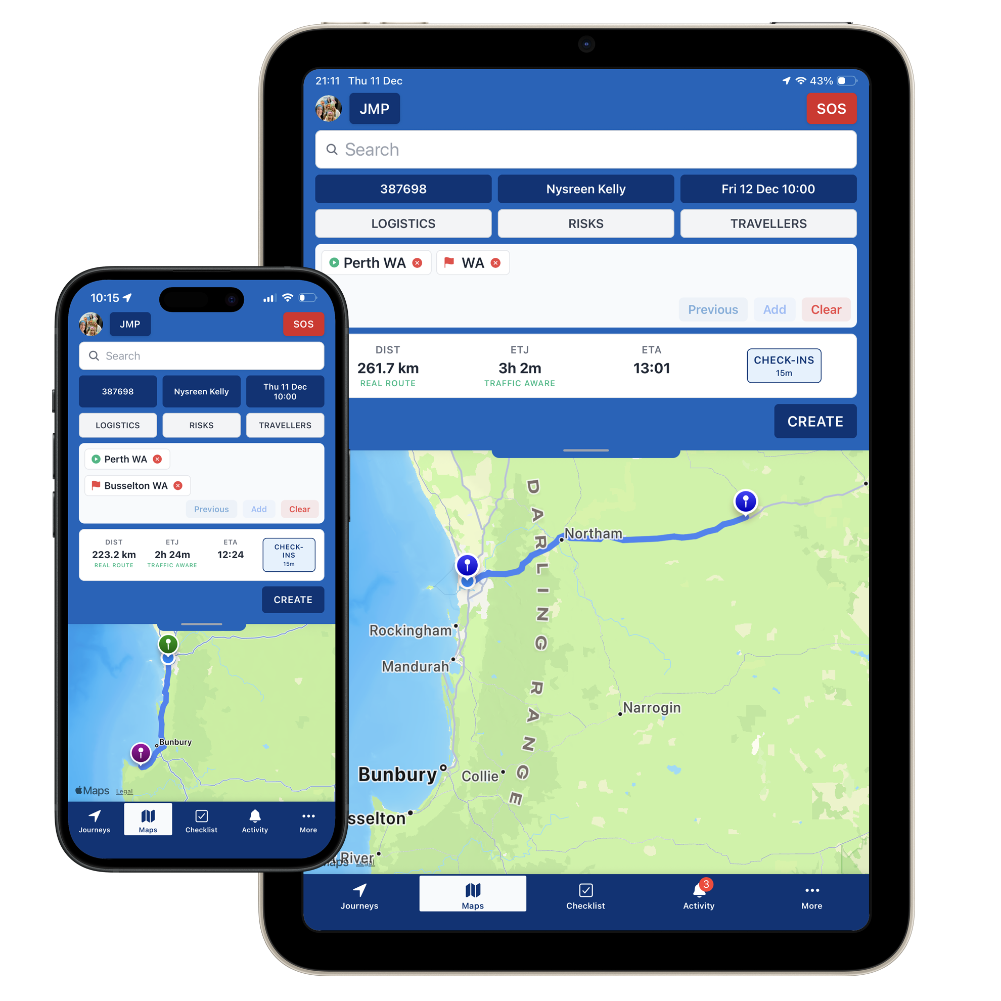 Journey Management Planner